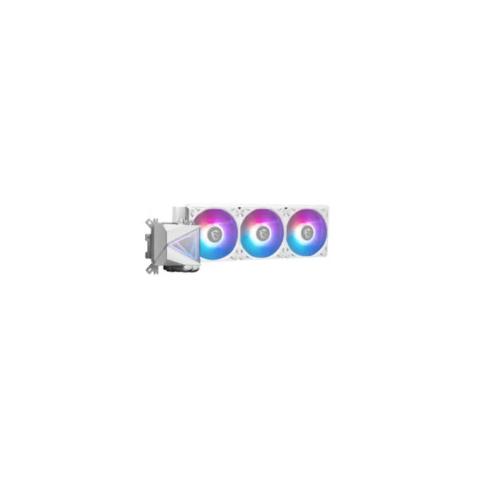 MSI MAG CORELIQUID I360 - 360mm AIO Liquid CPU Cooler, White, 3x120mm ARGB Fans — image 1