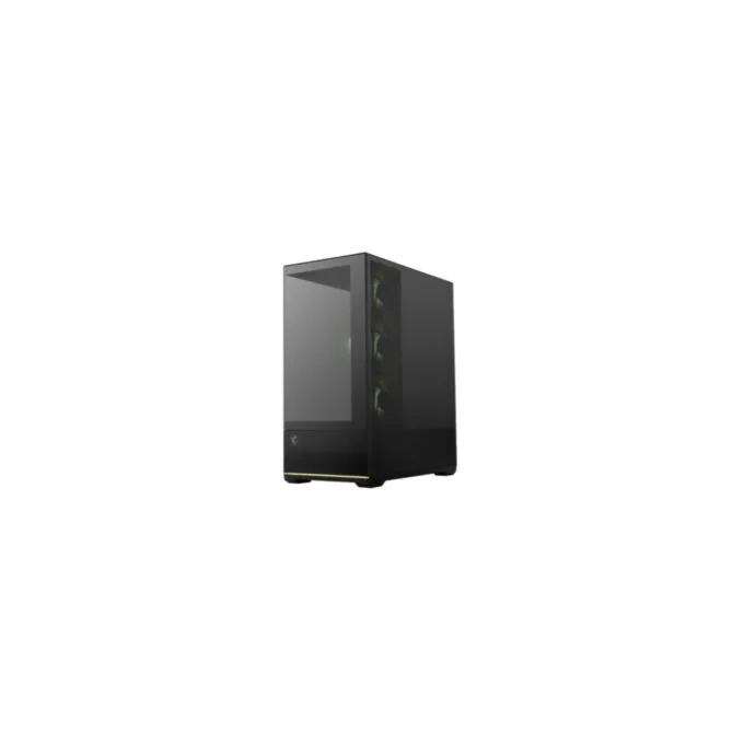 MSI MAG PANO 110R PZ - Mid Tower PC Case - Black, Tempered Glass, ARGB Fans — image 1
