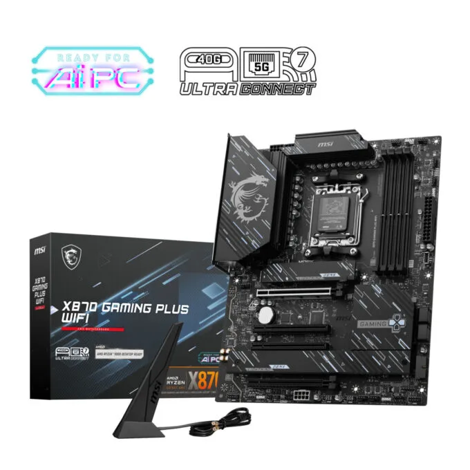 MSI MAG X870 Gaming Plus WiFi - AM5 ATX Motherboard, DDR5 4x DIMM (128GB), Wi-Fi 7, 5GbE — image 6