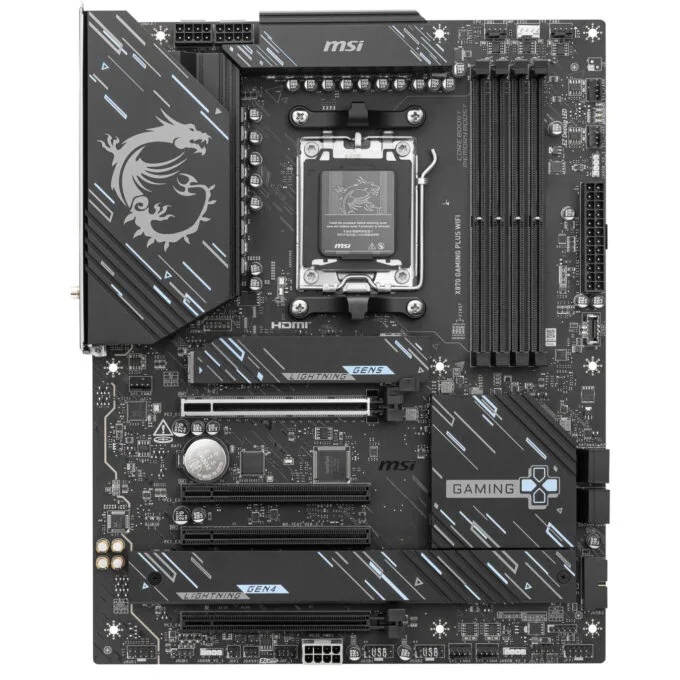MSI MAG X870 Gaming Plus WiFi - AM5 ATX Motherboard, DDR5 4x DIMM (128GB), Wi-Fi 7, 5GbE — image 1