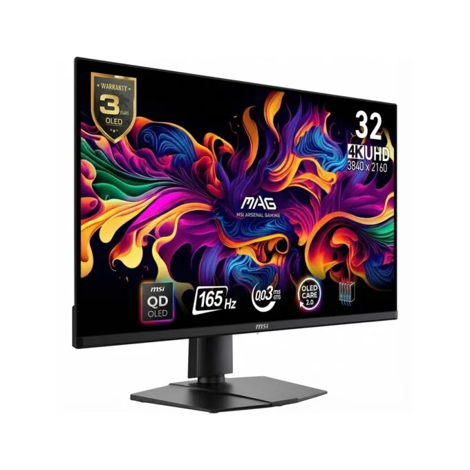MSI Monitor - MAG 321UPDE - 32'(81.3cm) TFT QD-OLED 9S6-3DD39T-029 — image 1