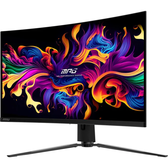 MSI MPG 321CURXDE - 31.5in QD-OLED 4K 240Hz Gaming Monitor - Black, 0.05ms GTG, DisplayHDR 400 True Black — image 2