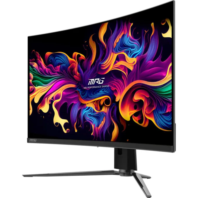 MSI MPG 321CURXDE - 31.5in QD-OLED 4K 240Hz Gaming Monitor - Black, 0.05ms GTG, DisplayHDR 400 True Black — image 4