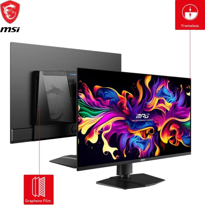 MSI MPG - 321URXDE - QD-OLED, 80 cm (31.5 in), Black, UltraHD 4K, Adaptive-Sync, USB-C, 240 Hz panel — image 3
