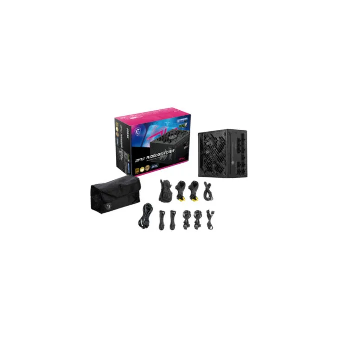 MSI MPG A1000GS - 1000W (ATX 3.1) PCIe 5.1 PSU - Fully-Modular, 80+ Gold — image 4