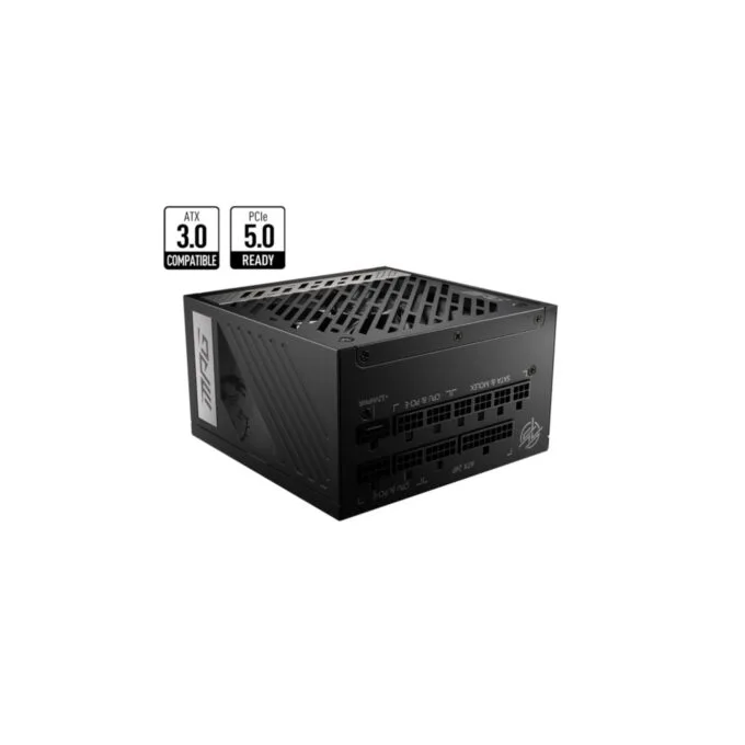 MSI MPG A850G PCIE5 PSU - A850G - Black, 850 W, 80+ Gold, Fully Modular, ATX3.0 — image 1