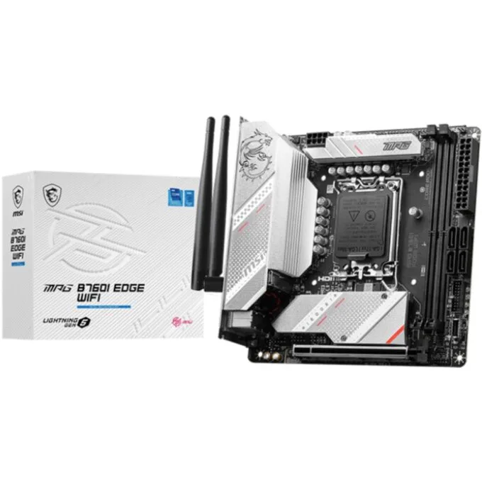 MSI MPG B760I Edge mITX - MPG B760I Edge - LGA1700, Mini-ITX, DDR5 — image 1