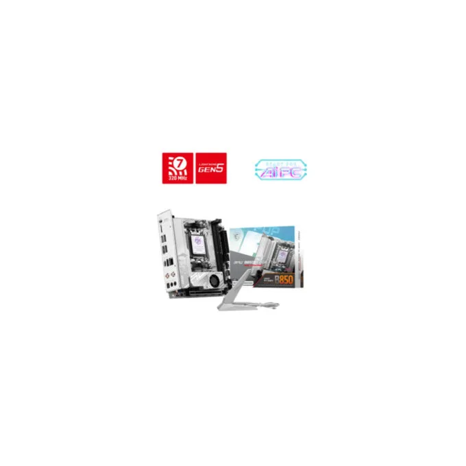 MSI MPG B850I EDGE TI WIFI - AM5 Mini-ITX Motherboard, DDR5, 128GB Max, Wi-Fi, RGB, 2x M.2, 2.5Gb LAN — image 1
