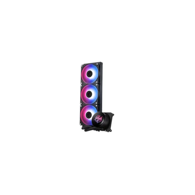 MSI MPG CORELIQUID P13 360 - 360mm AIO Liquid Cooler, Black, 3x120mm Fans, IPS Display — image 2