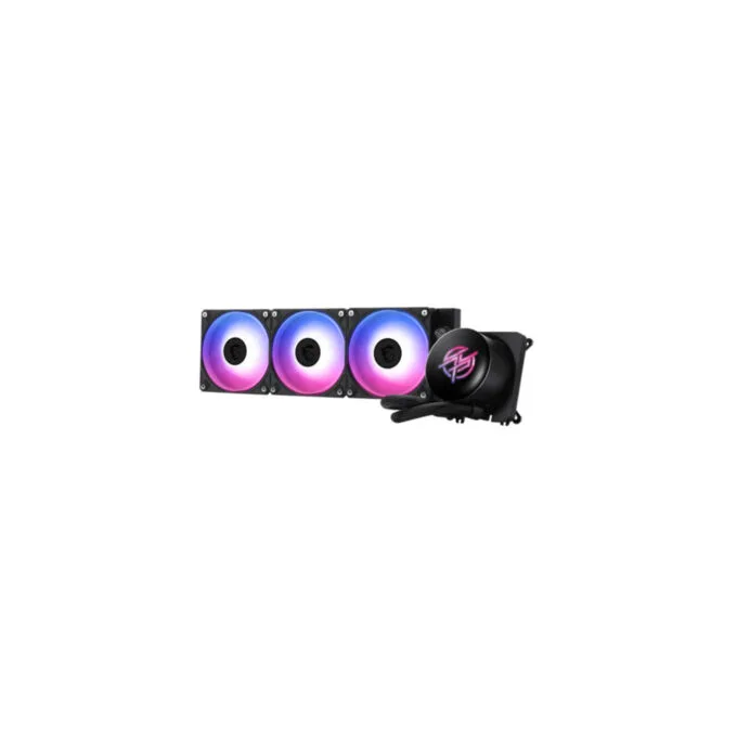 MSI MPG CORELIQUID P13 360 - 360mm AIO Liquid Cooler, Black, 3x120mm Fans, IPS Display — image 1