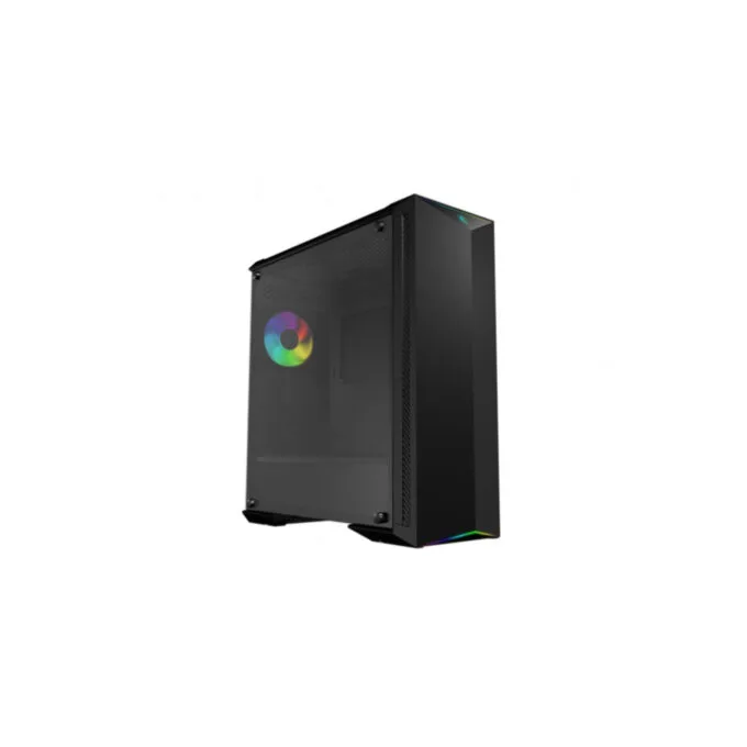 MSI MPG GUNGNIR 100 - Mid Tower Gaming PC Case - Black, Tempered Glass, ARGB Fans, E-ATX/ATX Compatible — image 2