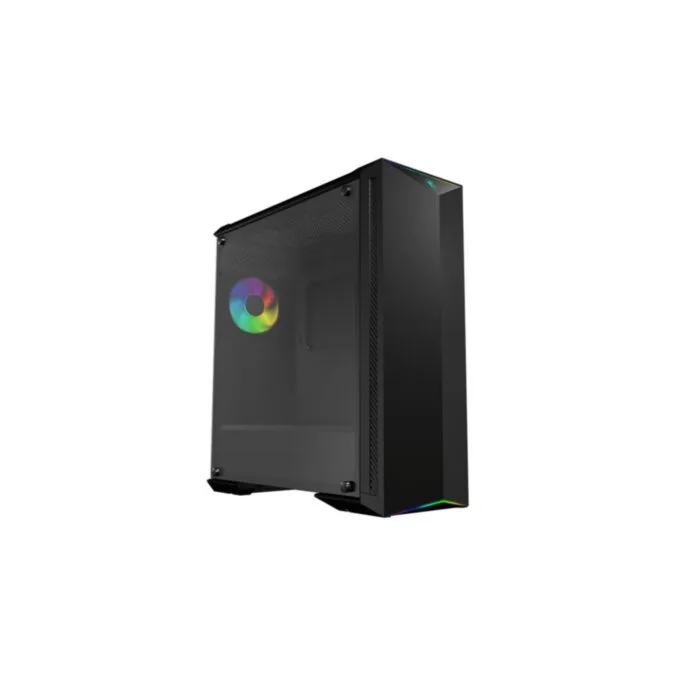 MSI MPG GUNGNIR 100 - Mid Tower Gaming PC Case - Black, Tempered Glass, ARGB Fans, E-ATX/ATX Compatible — image 7