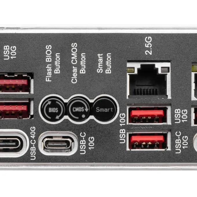 MSI MPG X870E Carbon WiFi - AM5 ATX Motherboard, DDR5 256GB, 4x M.2, PCIe 5.0, 5GbE+2.5Gb LAN, WiFi 7, USB4, RGB — image 5
