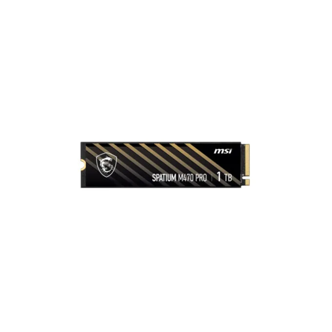 MSI Spatium M470 Pro NVMe M.2 SSD - S78-440L0J0-P83 - 1TB, PCIe 4.0 x4, M.2 2280, 6000/4500 MB/s — image 1