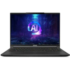 MSI Stealth A16 AI+ - A3XWIG-043 - Black, Ryzen AI 9 370 2.0GHz, RTX 5080, 32GB LPDDR5X, 2TB SSD, 16" QHD+ 240Hz