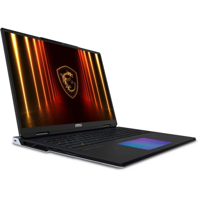MSI Titan 18 HX - A2XWJG-656 - Core Black, Intel Core Ultra 9 5.5GHz, 64GB DDR5, RTX 5090 24GB, 6TB SSD, 18-inch Mini-LED — image 2