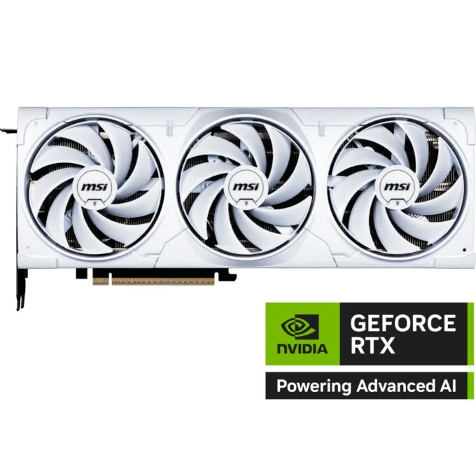 MSI VENTUS 3X OC GeForce RTX 5080 - White, 16GB GDDR7, 2640 MHz Boost — image 4