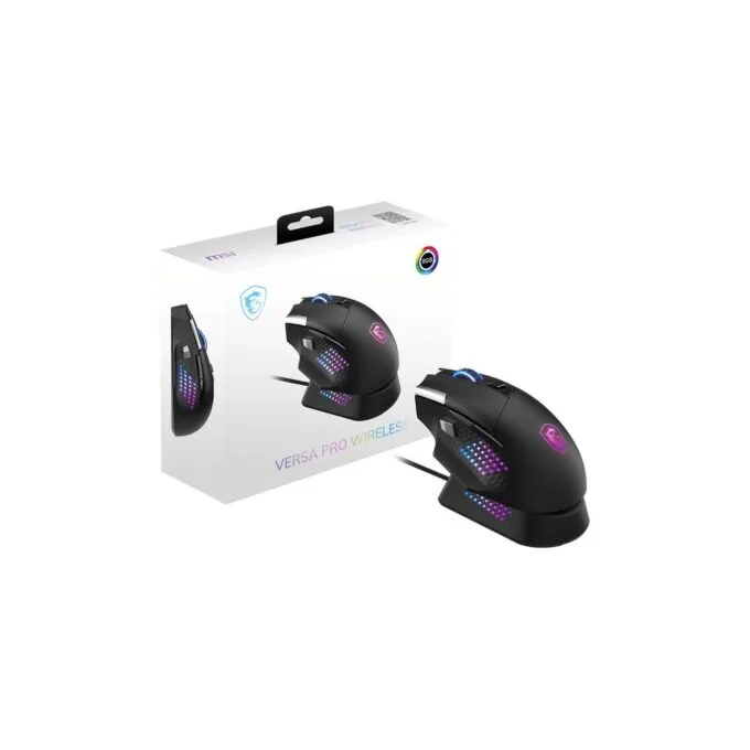 MSI Versa Pro W + Mouse Dock Pro - Wireless gaming mouse with charging dock — image 8