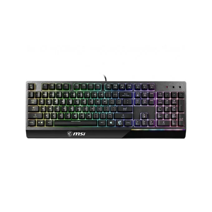 MSI VIGOR GK-30 Gaming Keyboard - Wired USB - Mecha-membrane Switches - QWERTZ German - 6-Zone RGB - Black — image 2
