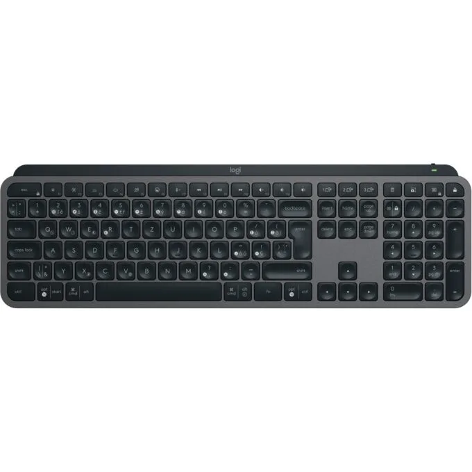 MX Keys S Graphite - Full-Size Wireless Keyboard with Tri-Mode Connectivity — image 5