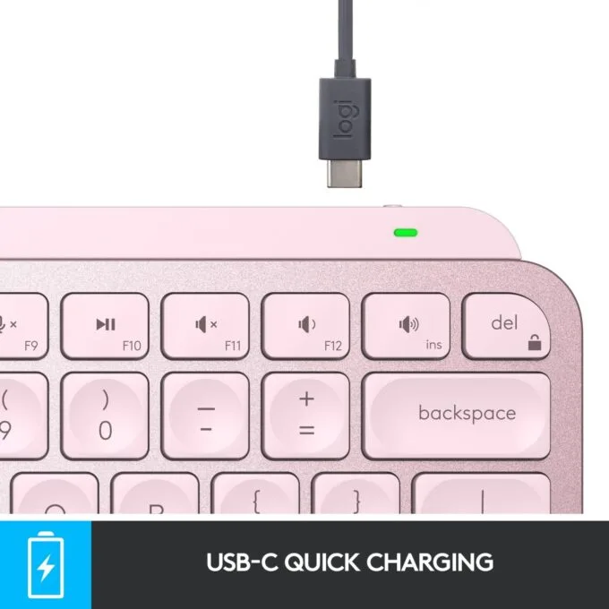 MXKEYS MINI WRLS ILLUMINATED KB - Pink — image 3