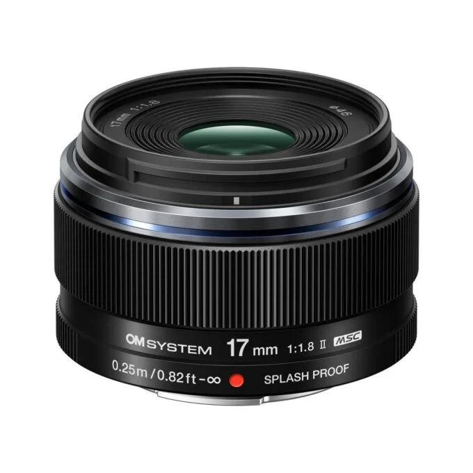 M.Zuiko Digital 17mm f/1.8 II - EW-M1718 - Black, Micro Four Thirds, Weathersealed IPX1 — image 1