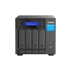 NAS Server - TVS-H474-PT-8G - Black, 8 GB DDR4, Intel Pentium G7400 3.7 GHz, 2C/4T, 4-Bay