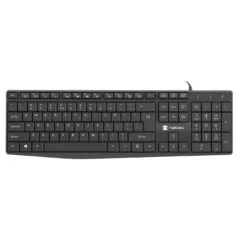 Natec Nautilus NKL-1950 Wired Keyboard - Black US Slim