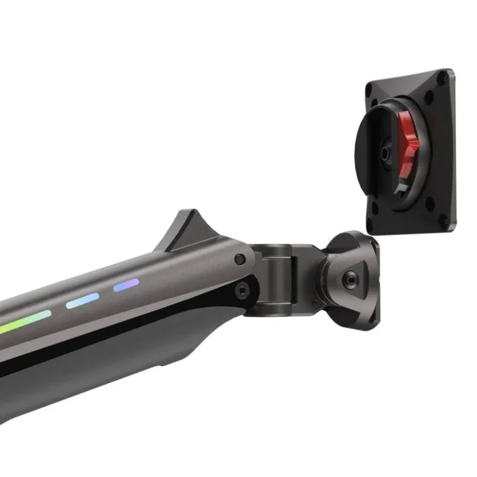NBMounts F5 Gaming Single Arm RGB Monitor Desk Mount up to 20kg — image 5