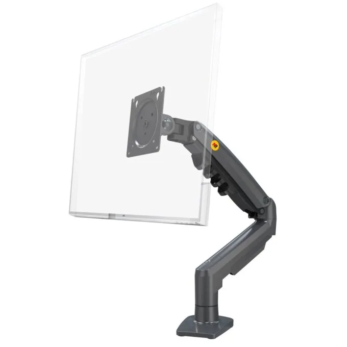 NBMounts F80 Single Arm Gas Desk Monitor Mount 17-30" up to 9kg — image 1