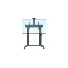 NBMounts Heavy Duty Motorized TV Trolley - TW100 - Supports up to 110'' & 136Kg Max Height 1.7m