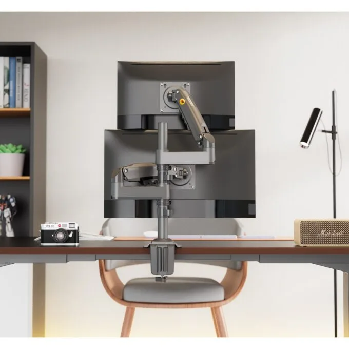NBMounts NB-H180 Twin Arm Gas Desktop Monitor Mount — image 4
