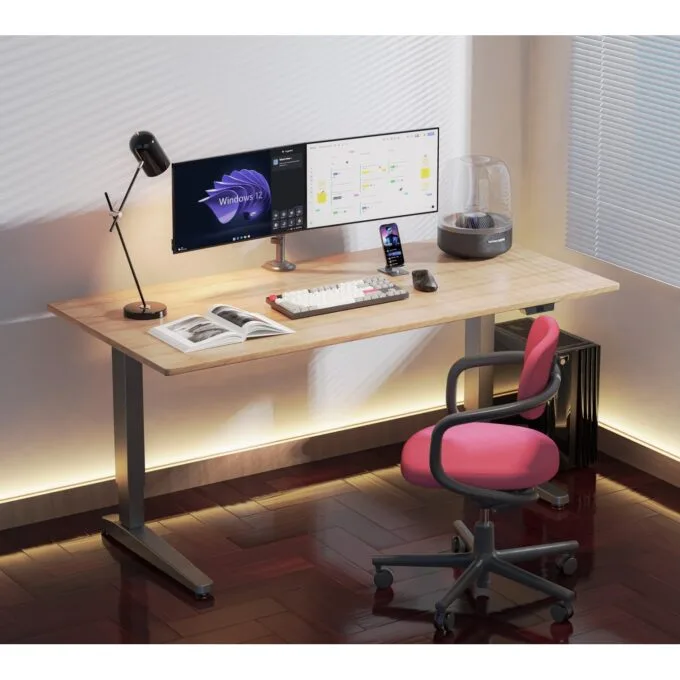 NBMounts NB-H180 Twin Arm Gas Desktop Monitor Mount — image 5