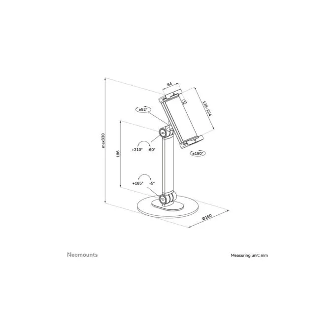 Neomounts DS15-540WH1 Universal Tablet-Ständer für 4.7-12.9' 1KG — image 6