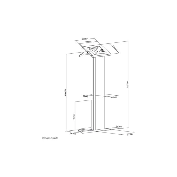 Neomounts Tablet-Bodenständer für 9.7-11'' Tablets FL15-750WH1 White — image 4