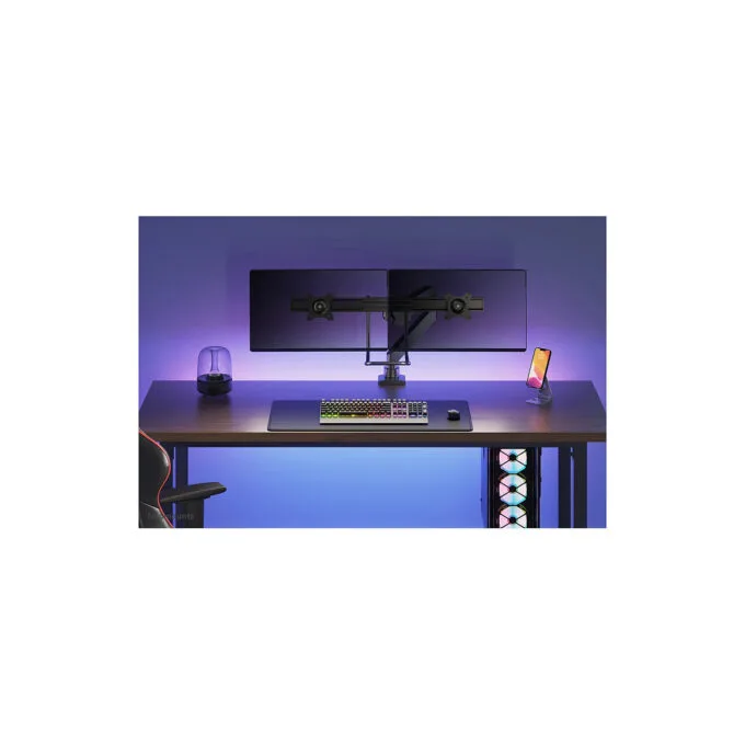 Neomounts Tischhalterung mit Tischhalterungsgriff für zwei Flachbildschirme bis 32' (81 cm) 8KG NM-D775DXBLACK Neomounts — image 7