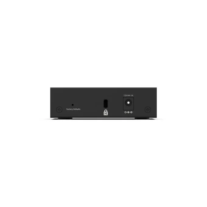 NETGEAR GS305E-100PES - 5-Port Gigabit Smart Desktop Switch, Managed, Black, Fanless — image 2