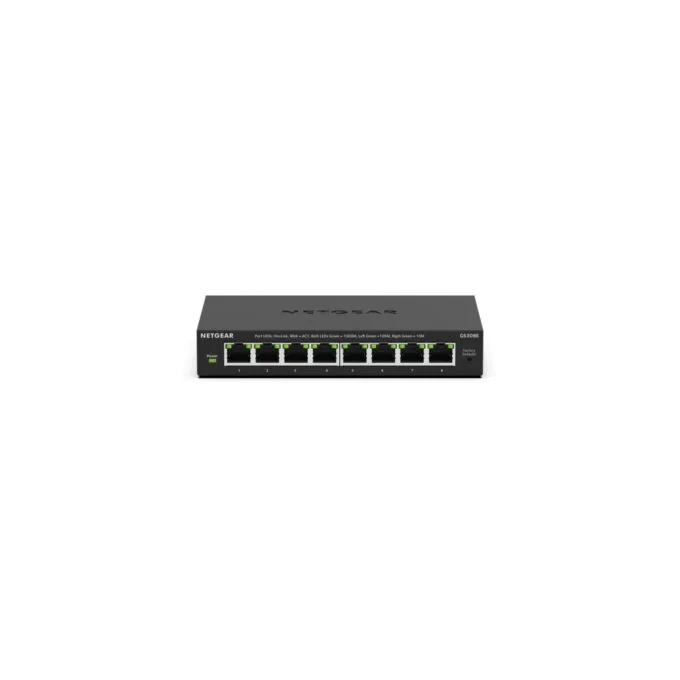 NETGEAR GS308E-400EUS - 8-Port Gigabit Managed L2/L3 Switch, Black, DC 12V — image 3