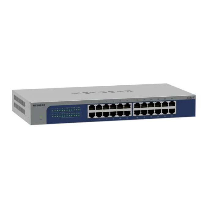NETGEAR GS524v3 - 24-Port Gigabit Unmanaged Switch - Grey, 10/100/1000 Mbps — image 2