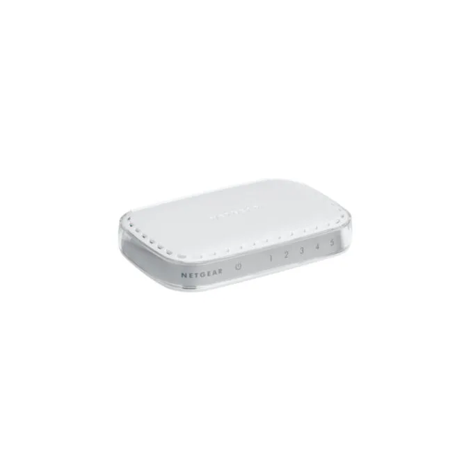 NETGEAR GS605-400PES - 5-Port Gigabit Desktop Switch, Unmanaged, Fanless, Energy-Efficient — image 1