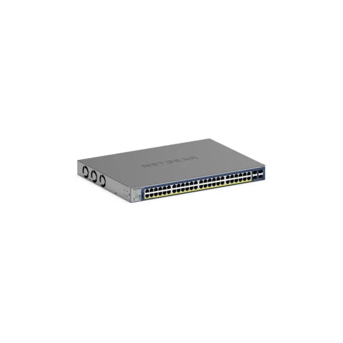 NETGEAR GS752TXP - 48-Port PoE+ 390W, 4x SFP+ 10G Stackable Smart Switch - Black — image 1