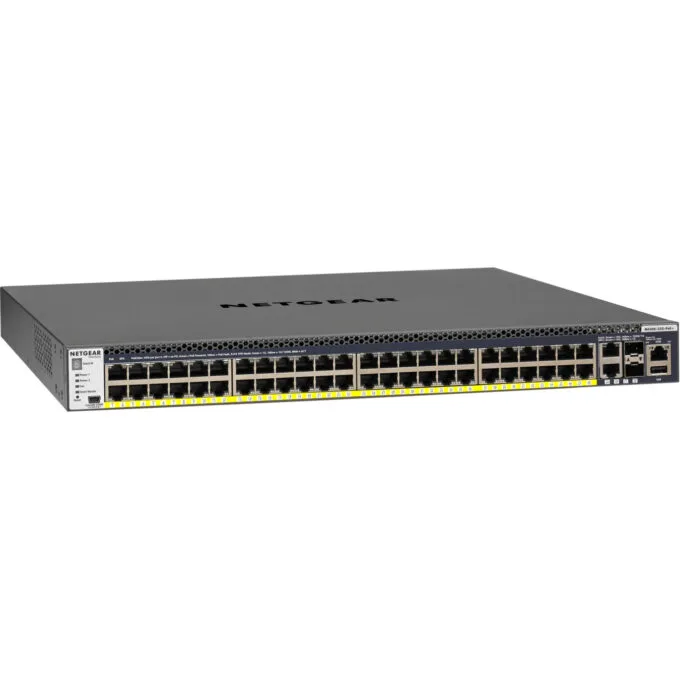 NETGEAR M4300-52G-PoE+ (GSM4352PA-100NES) - 52-Port Gigabit L2/L3 PoE+ Switch, 550W PSU, 1U Rackmount — image 2