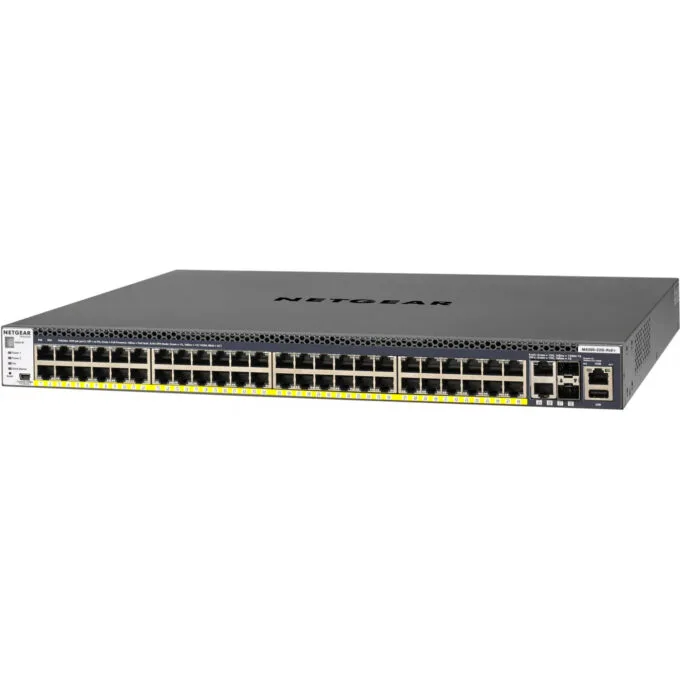 NETGEAR M4300-52G-PoE+ (GSM4352PA-100NES) - 52-Port Gigabit L2/L3 PoE+ Switch, 550W PSU, 1U Rackmount — image 3