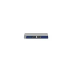 NETGEAR Switch 16-Port Gigabit Unmanaged PoE+ - GS516-300EUS - 16 PoE+ Ports, Grey, Rackmount