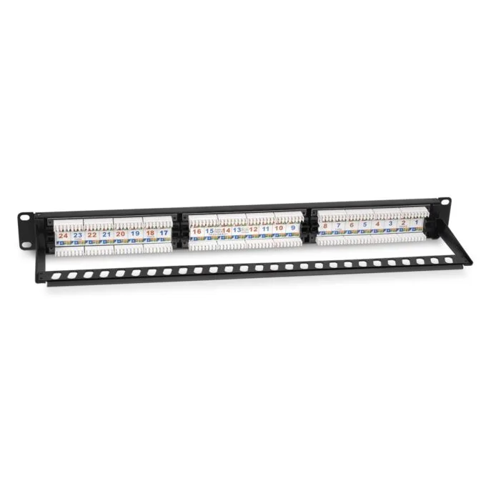 NETPRO Patch Panel - NP-CPP24C6A - 24Port CAT6A Patch Panel — image 1