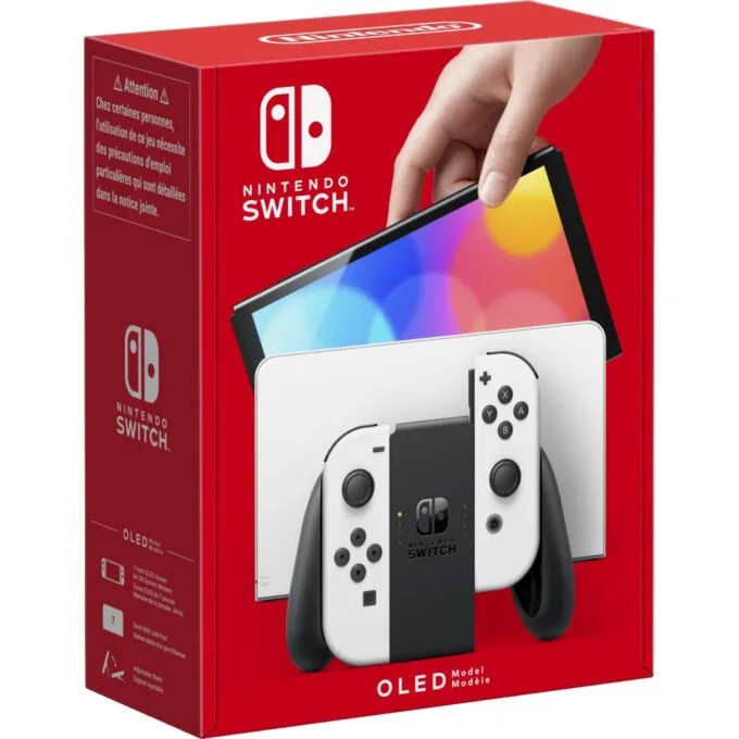 Nintendo Switch OLED - White White — image 1