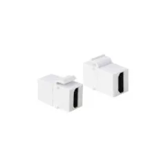 NK0014 HDMI KEYSTONE COUPLER A F TO HDMI A F WHITE, LOGILINK