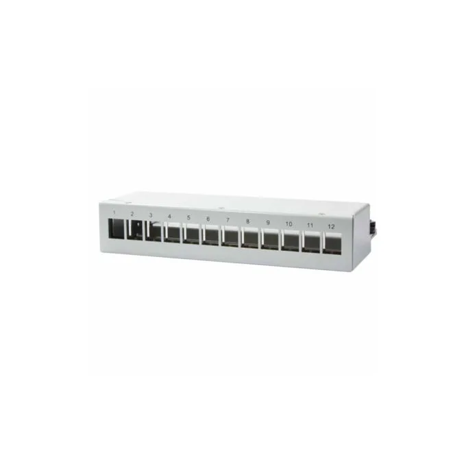 NK4052 KEYSTONE PANEL DESKTOP FOR 12 MODULES SHIELDED LOGILINK — image 1