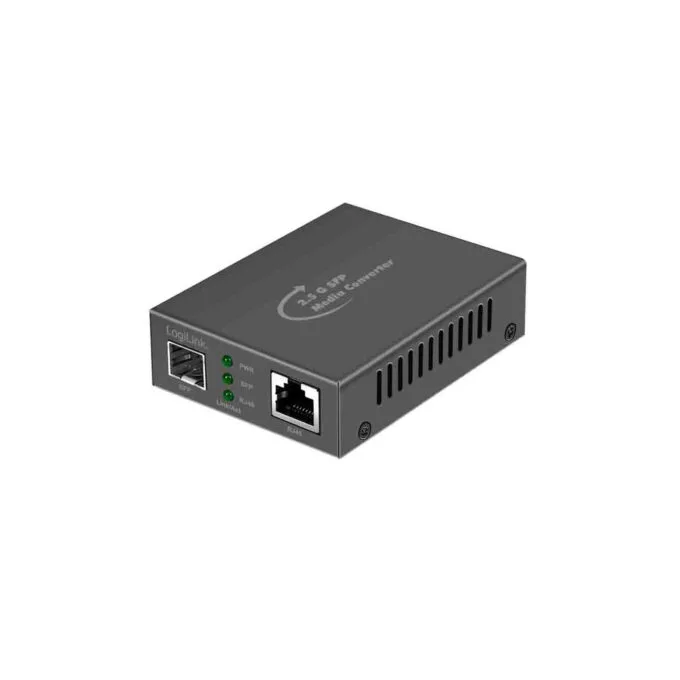 NMC002 2.5 GIGABIT MEDIA CONVERTER RJ45 TO SFP LOGILINK — image 1
