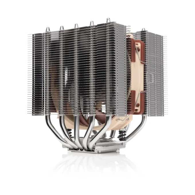 Noctua NH-D12L - 120mm CPU Air Cooler - Beige/Brown, 12V, 450-2000 RPM, LGA1700/LGA1200 Compatible — image 1